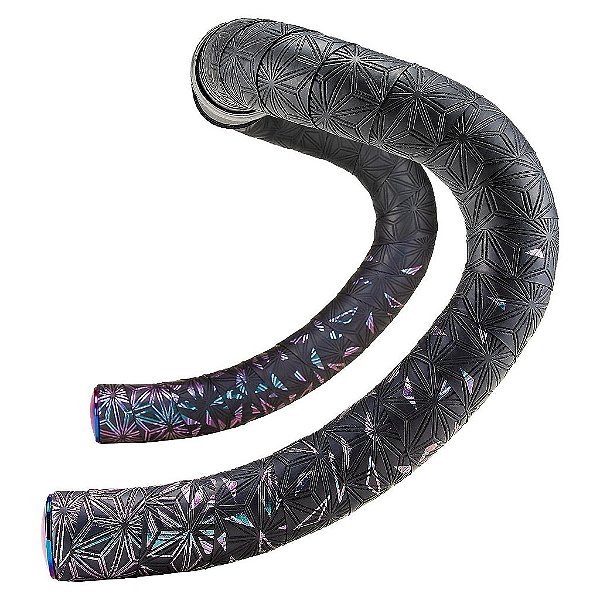 Fita de Guidão para Bicicleta Preto com Oil Slick Bt-132