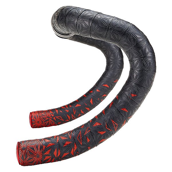 Fita de Guidão para Bicicleta Preto com Vermelho Bt-59