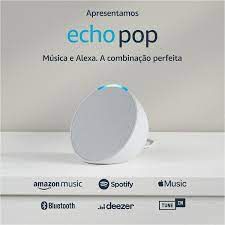 Echo Pop | Smart speaker compacto com som envolvente e Alexa