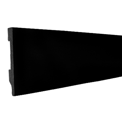 Rodapé Poliestireno Finottato - Preto - 2,4m linear