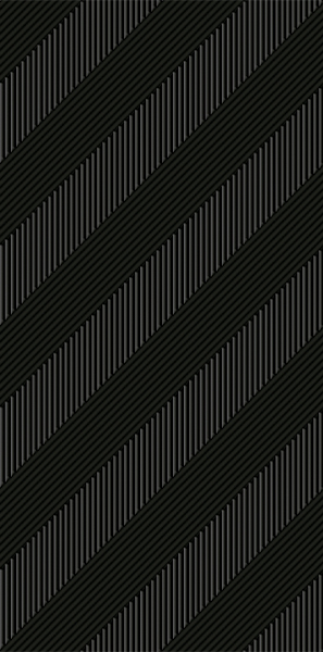 Piso Porcelanato - Villagres - Bistrô - Decor - Kyoto black - 7mm - 500 x 1000mm - 2,5 m2