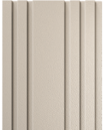 Painel Ripado - Arquitech - Crosswall  Track - Couro Bege - 8mm - 2,80x 20cm