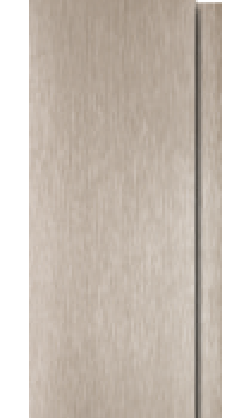 Painel Ripado - Arquitech - Crosswall  Line - Champanhe Escovado - 12mm- 2,80x11,3cm