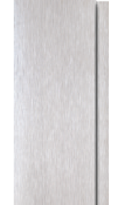 Painel Ripado - Arquitech - Crosswall  Line - Aço Escovado - 12mm - 2,80x11,3cm