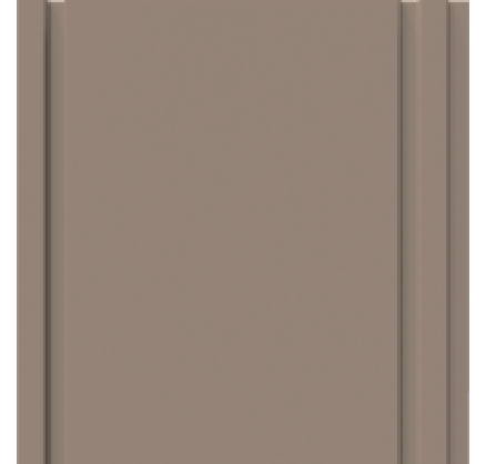 Painel Ripado - Arquitech - Crosswall  Flat - Cappuccino - 8mm - 2,80x25cm