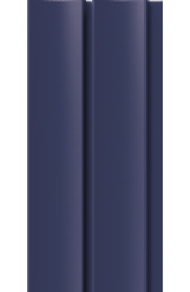 Painel Ripado - Arquitech - Crosswall  Pulse - Azul Profundo - 11,6mm - 2,80x11,3 cm