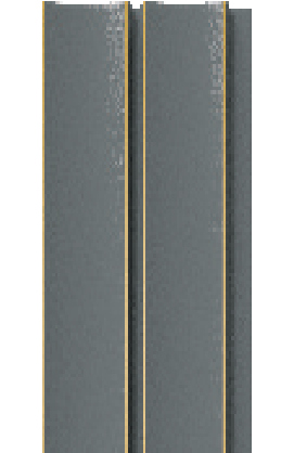 Painel Ripado - Arquitech - Crosswall  Pulse - Cinza Chumbo Gold - 11,6mm - 2,80x11,3 cm