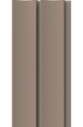 Painel Ripado - Arquitech - Crosswall  Pulse - Cappuccino - 11,6mm - 2,80x11,3 cm