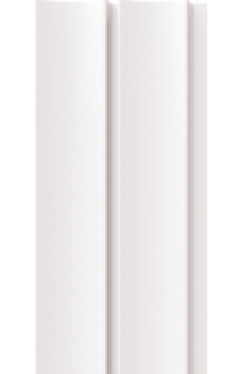 Painel Ripado - Arquitech - Crosswall  Pulse - Branco - 11,6mm - 2,80x11,3 cm