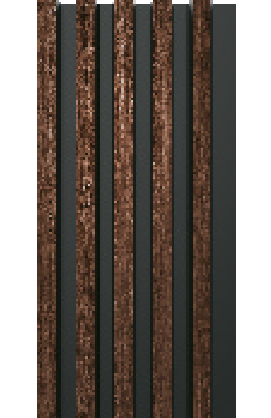 Painel Ripado - Arquitech - Crosswall  Essence - Oak Wood - 12mm - 2,80x13,5 cm