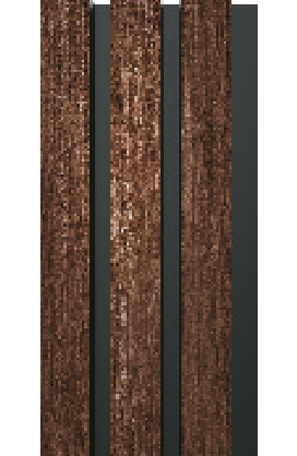 Painel Ripado - Arquitech - Crosswall  Legacy - Oak Wood - 12mm - 2,80x11,3 cm