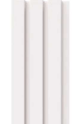 Painel Ripado - Arquitech - Crosswall  Legacy - Branco -12mm - 2,80x11,3 cm