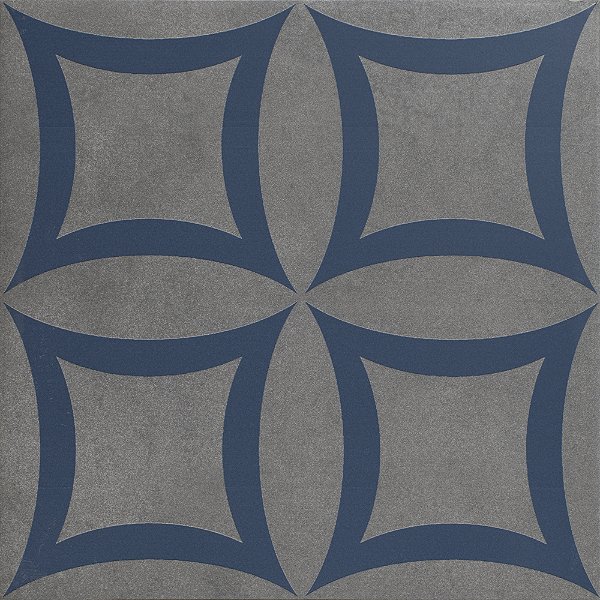 Piso Porcelanato - Incepa - Coleção Patch - Acetinado - Blue - 8,50 mm - 215 x 215mm - 0,93 m2