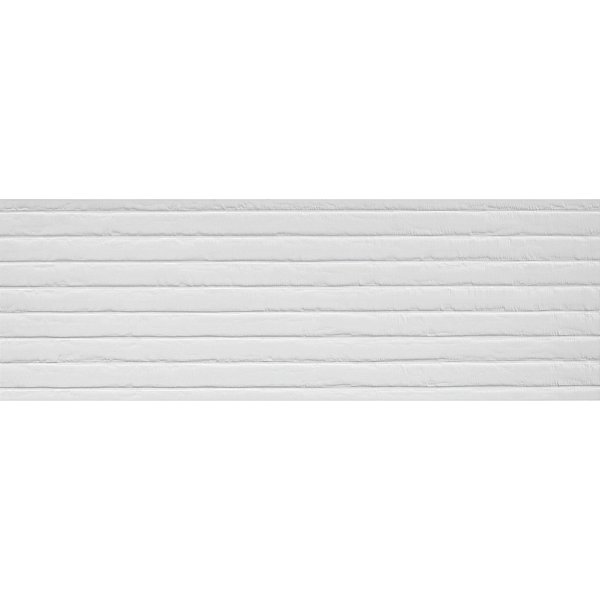 Piso Porcelanato - Roca - Coleção Zen White - Acetinado - Branco - 12 mm - 40 X 120 - 1,92 m2