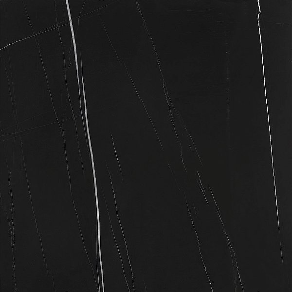 Piso Porcelanato - Roca - Coleção Sahara Noir - Acetinado - Preto - 7 mm - 120 X 120 - 2,85 m2