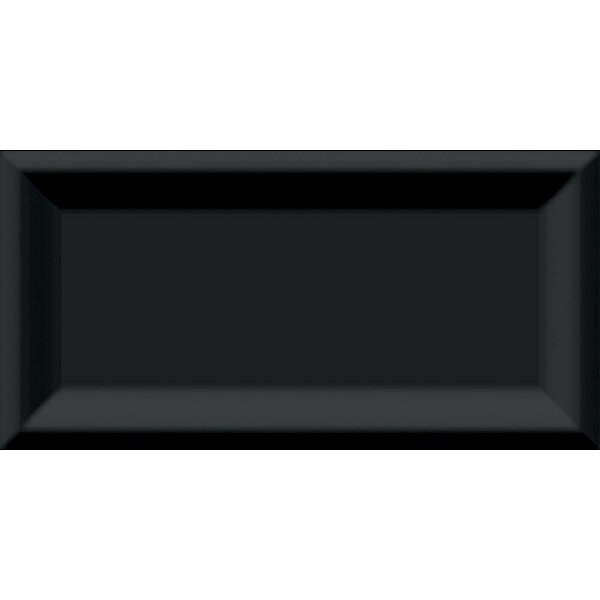 Piso Porcelanato - Roca - Coleção Mondrian - Acetinado - Black - 7 mm - 7,7 X 15 - 0,93 m2