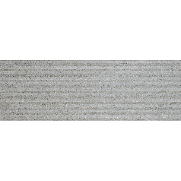 Piso Porcelanato - Roca - Coleção London Gray - Acetinado - Cinza - 11 mm - 30 X 90 - 1,08 m2