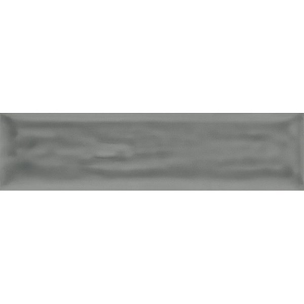 Piso Porcelanato - Roca - Coleção Flow  - Brilhante - Dark Gray - 7,3 mm - 7,7 X 30,5 - 1,08 m2