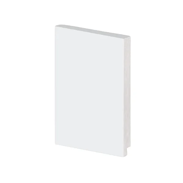 Rodapé Poliestireno Slim - Arquitech - Branco - Liso - 15 cm - 2,4m