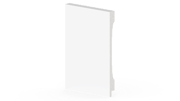 Rodapé Poliestireno - Arquitech - Branco - Vide Liso - 15 cm - 2,4m