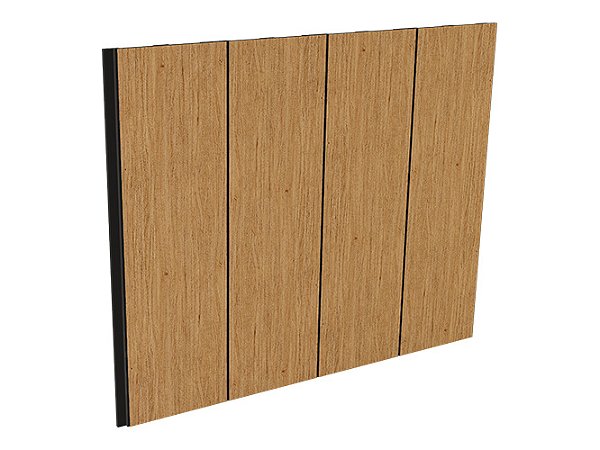 Painel Ripado - Santa Luzia - Nero Jequitiba Liso