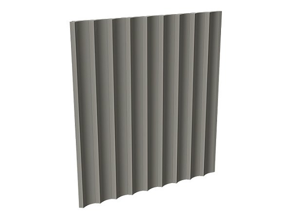 Painel Ripado - Santa Luzia - Waves 155 Cinza Titanium