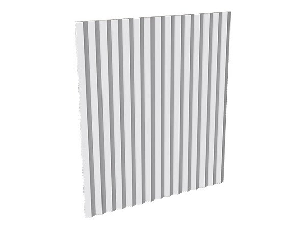 Painel Ripado - Santa Luzia - Gize 144 Branco