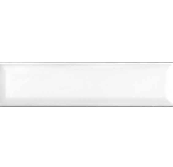 Revestimento - Gabriella -  Soft Bisotado Branco Brilho  - 7,6 X 30,7 - 0,93 m2