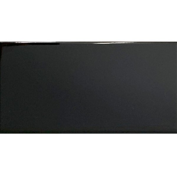 Revestimento - Gabriella -  Soft Liso Preto Brilho - 7,5x15cm - 1,09 m2