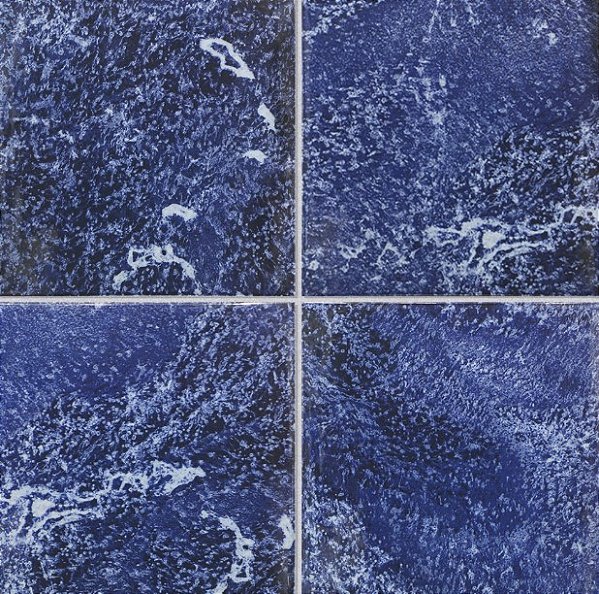 Porcelanato - Gabriella -  Pool Line Opal Navy Brilho  - 15,2 X 15,2 - 1,11 m2