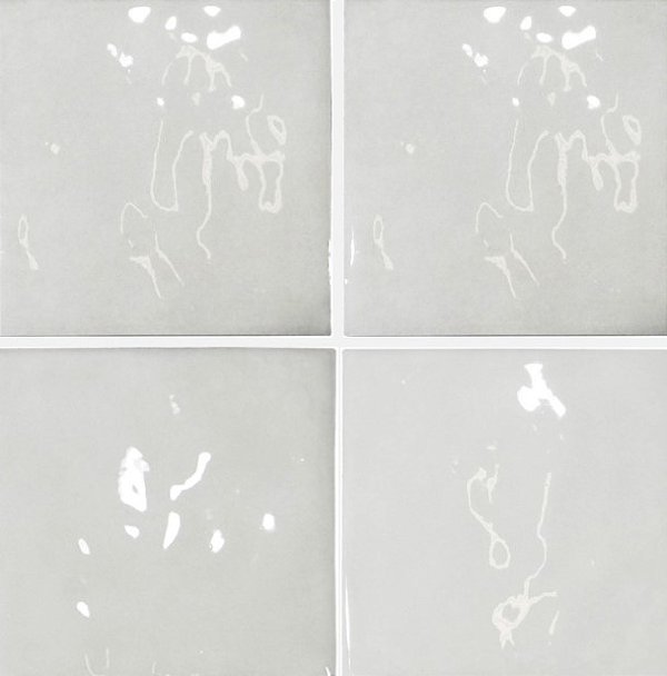 Porcelanato - Gabriella -  Relevo Giz Geada Brilho- 15,2 X 15,2 - 1,02 m2