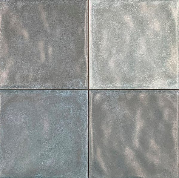 Porcelanato - Gabriella -  Relevo Giz Verde Mate - 15,2 X 15,2 - 1,02 m2