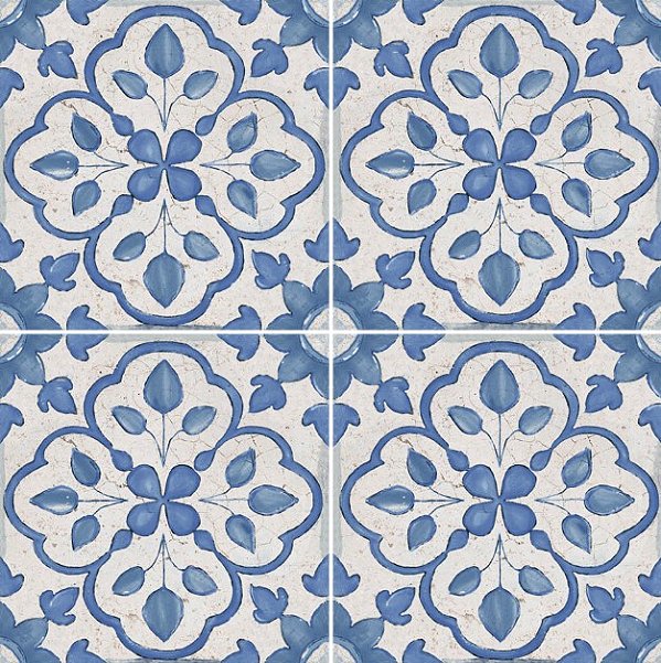 Porcelanato Decorado - Gabriella - Portuguesa Mate 326 - 20,2 X 20,2 - 1,47 m2