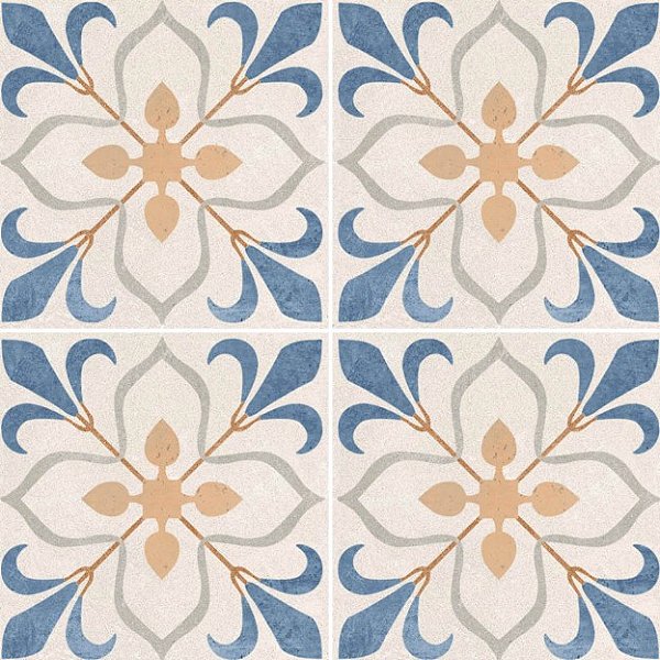 Porcelanato Decorado - Gabriella - Portuguesa Mate 321 - 20,2 X 20,2 - 1,47 m2