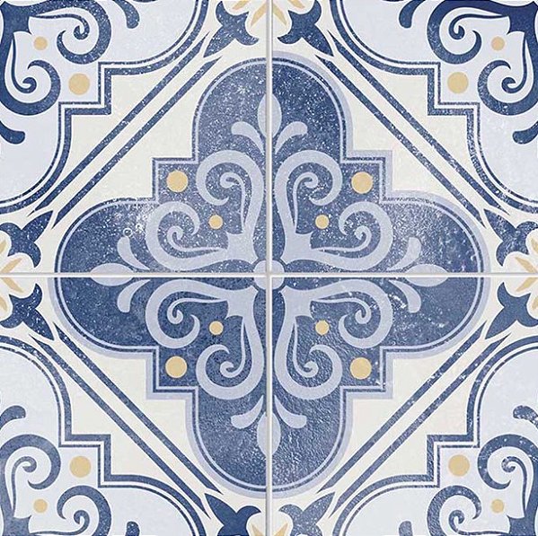 Porcelanato Decorado - Gabriella - Nice  Granilhado - 20,2 X 20,2 - 1,47 m2