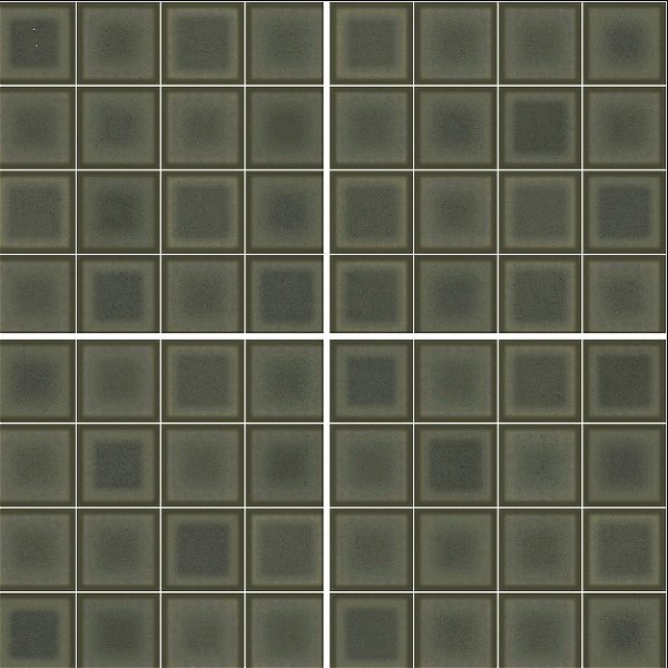 Porcelanato - Gabriella -  Pré Cortado 5X5 Musgo Brilho - 20,2 X 20,2 - 1,47 m2