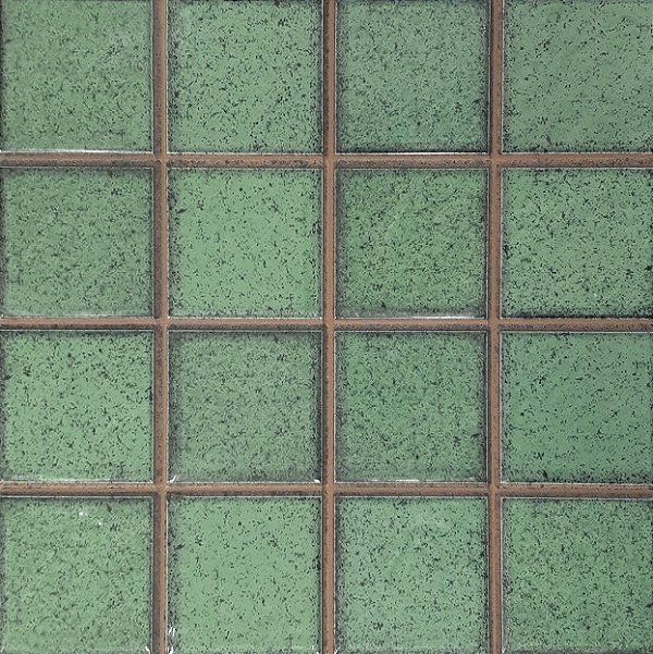 Porcelanato - Gabriella -  Pré Cortado 5x5 Verde Brilho - 20,2 X 20,2 - 1,47 m2