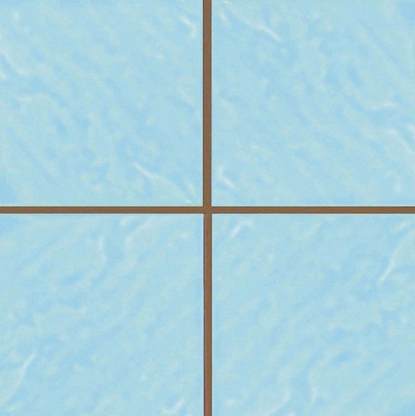 Porcelanato - Gabriella -  Pré Cortado 10x10 Azul Claro Brilho - 20,2 X 20,2 - 1,47 m2