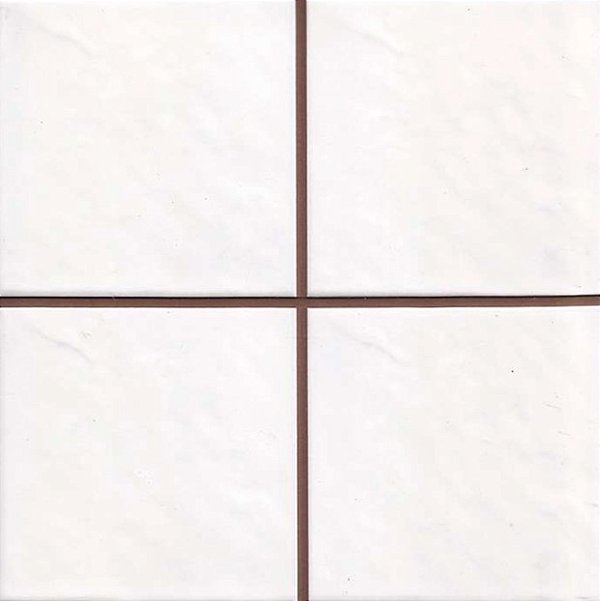 Porcelanato - Gabriella -  Pré Cortado 10x10 Branco Brilho - 20,2 X 20,2 - 1,47 m2