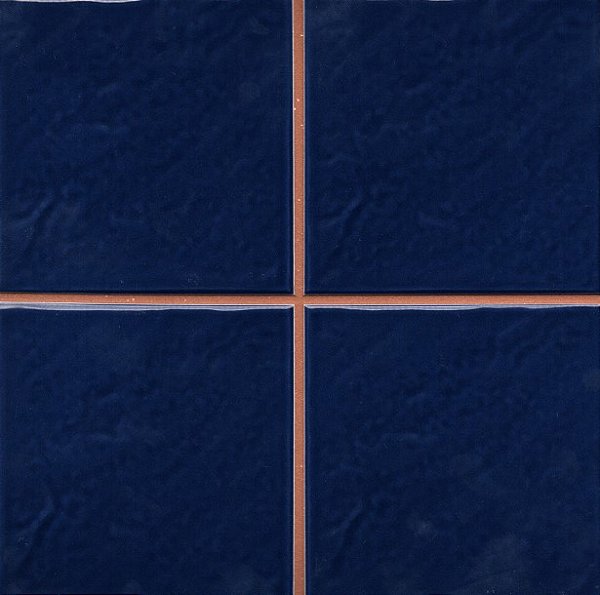 Porcelanato - Gabriella -  Pré Cortado 10x10 Azul Marinho Brilho - 20,2 X 20,2 - 1,47 m2