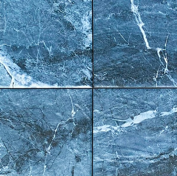 Porcelanato - Sense Decor - Fuji Blu Lux - 20 X 20 - 1,50 m2