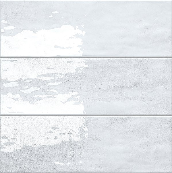 Piso Porcelanato - Incepa - Coleção Aura - Cinza - Brilhante - 7,3 mm - 11x30cm - 1,07 m2