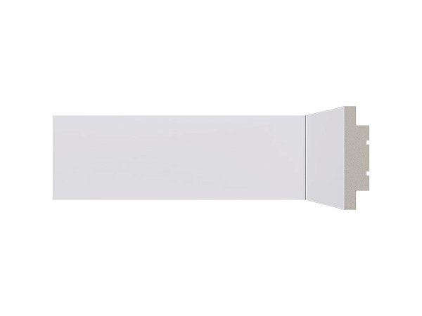 Rodapé VersaLED - Santa Luzia - Branco - 1,7 cm - 7 cm - 2,4m linear
