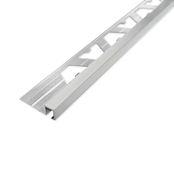 Guardacanto - Atrim - Quadra - Cromo Fosco - Alumínio - 7 x 7 mm - 2,5m linear