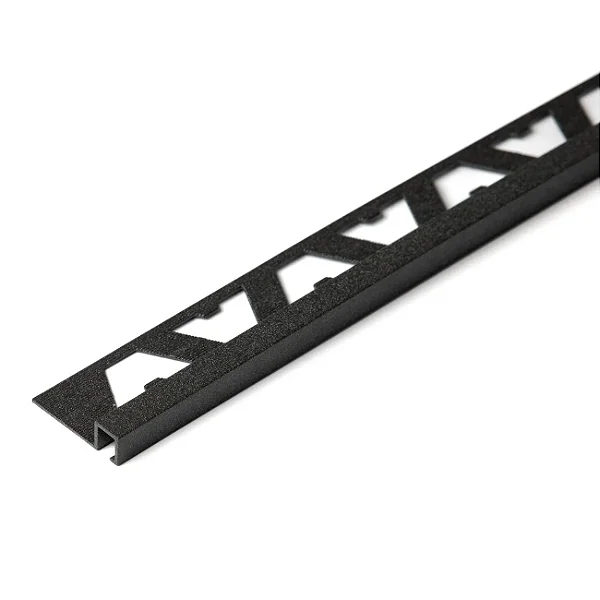 Guardacanto - Atrim - Quadra Stone - Níquel - Alumínio - 7 x 7 mm - 2,5m linear
