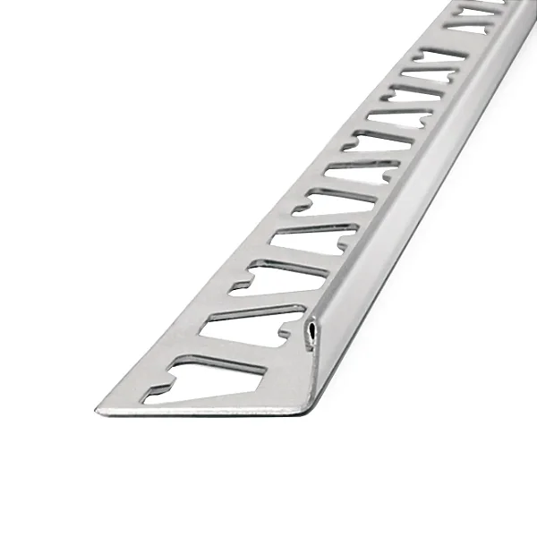 Perfil de Acabamento em L - Atrim - Vara em L - Brilhante - Aço Inox - 2 x 10 mm - 2,5m linear