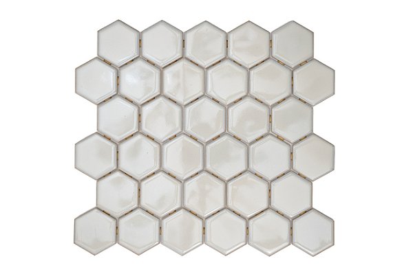 Pastilha de Porcelana - Atlas - Drop System - Cairu - Hexagonal 5 cm - 1,09 m2