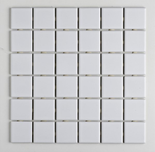 Pastilha de Porcelana - Atlas - Drop System - Branco - 5 x 5 cm - 1,41 m2