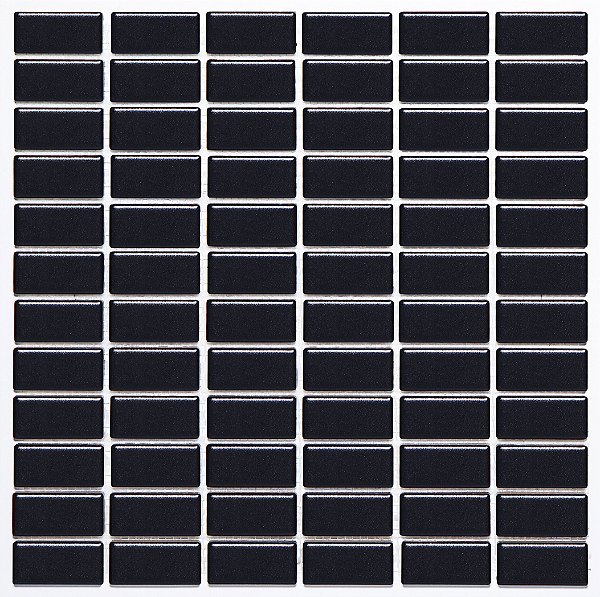 Pastilha de Porcelana - Atlas - Drop System - Preto - 2,5 x 5 cm - 1,41 m2