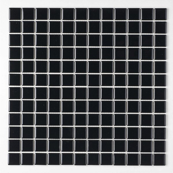Pastilha de Porcelana - Atlas - Drop System - Preto - 2,5 x 2,5 cm - 1,64 m2